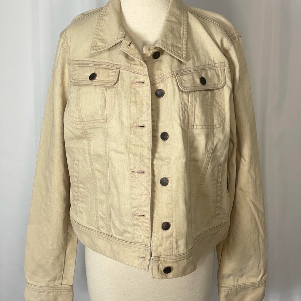 Ralph Lauren Cream Denim Jacket